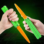 Karotten-Inspirierter Schmetterlingsspielzeug-Messer