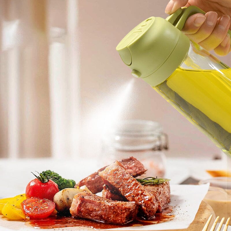 Platzsparender Ölspender und Sprühgerät | ÖlspritzPro