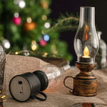 Vintage Öllampe mit LED-Beleuchtung – Elektronisch