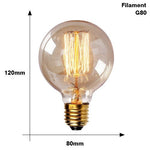 Dekorative Vintage LED-Filamentlampen im Antikstil für Häuser
