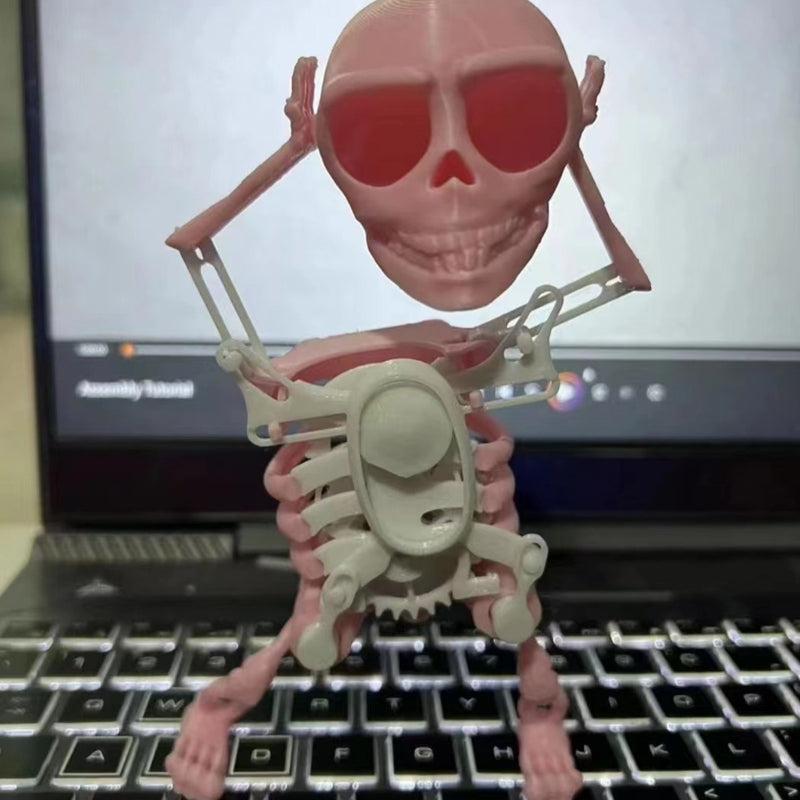Schwungvoller 3D Totenkopf Spielzeug für lebendige Momente