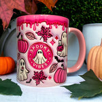 Geisterhafte Kürbis-Tasse für Kaffeegenuss