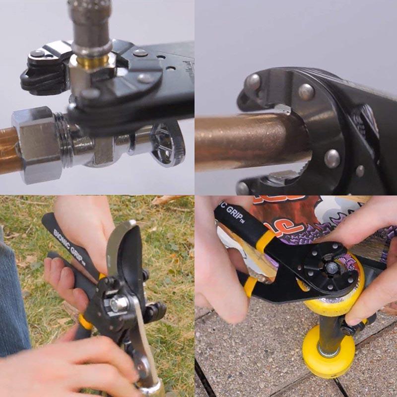 Vielseitiger 14-in-1 Verstellbarer Schraubenschlüssel mit Ergonomischem Griff