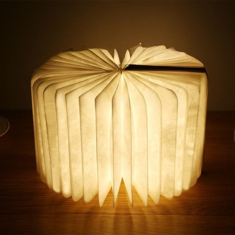 Kompakte LED Buchlampe – Wiederaufladbar und Flexibel Einstellbar