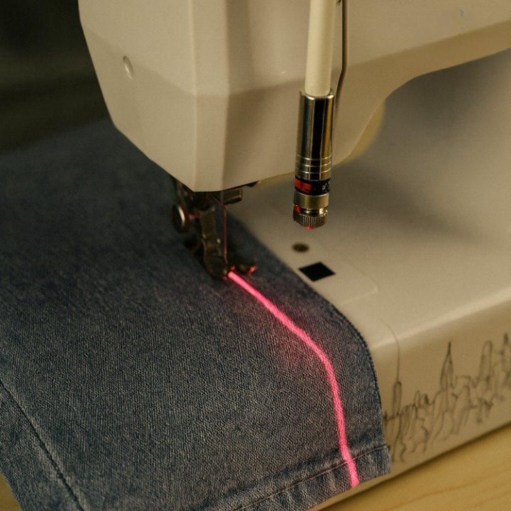Präziser Laser-Nähleiter für Ihre Nähmaschine