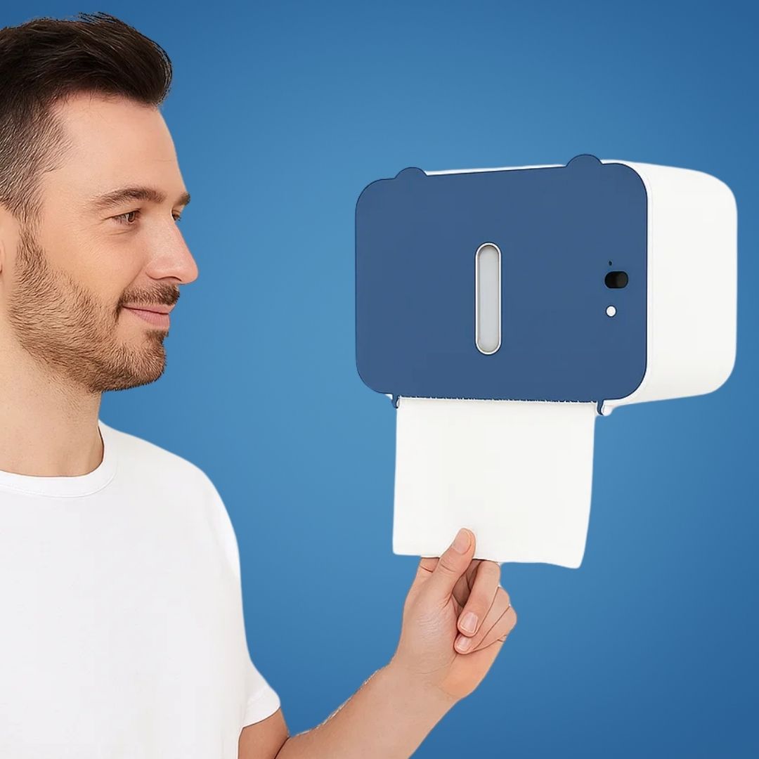 Berührungsloser Toilettenpapier-Spender – Sensorsteuerung – Automatische Rückzug-Schneide – Für stark frequentierte Toiletten