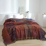 Boho-Quastendecke für ein gemütliches Zuhause