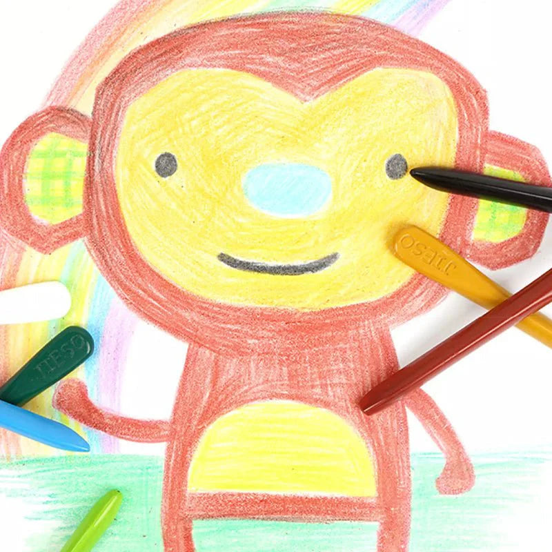 Bunte Wachsmalstifte – Umweltfreundliche Farbstifte für Kinder