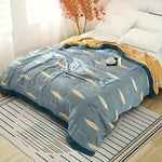 Vielseitige Baumwoll-Decke mit stilvollem Design