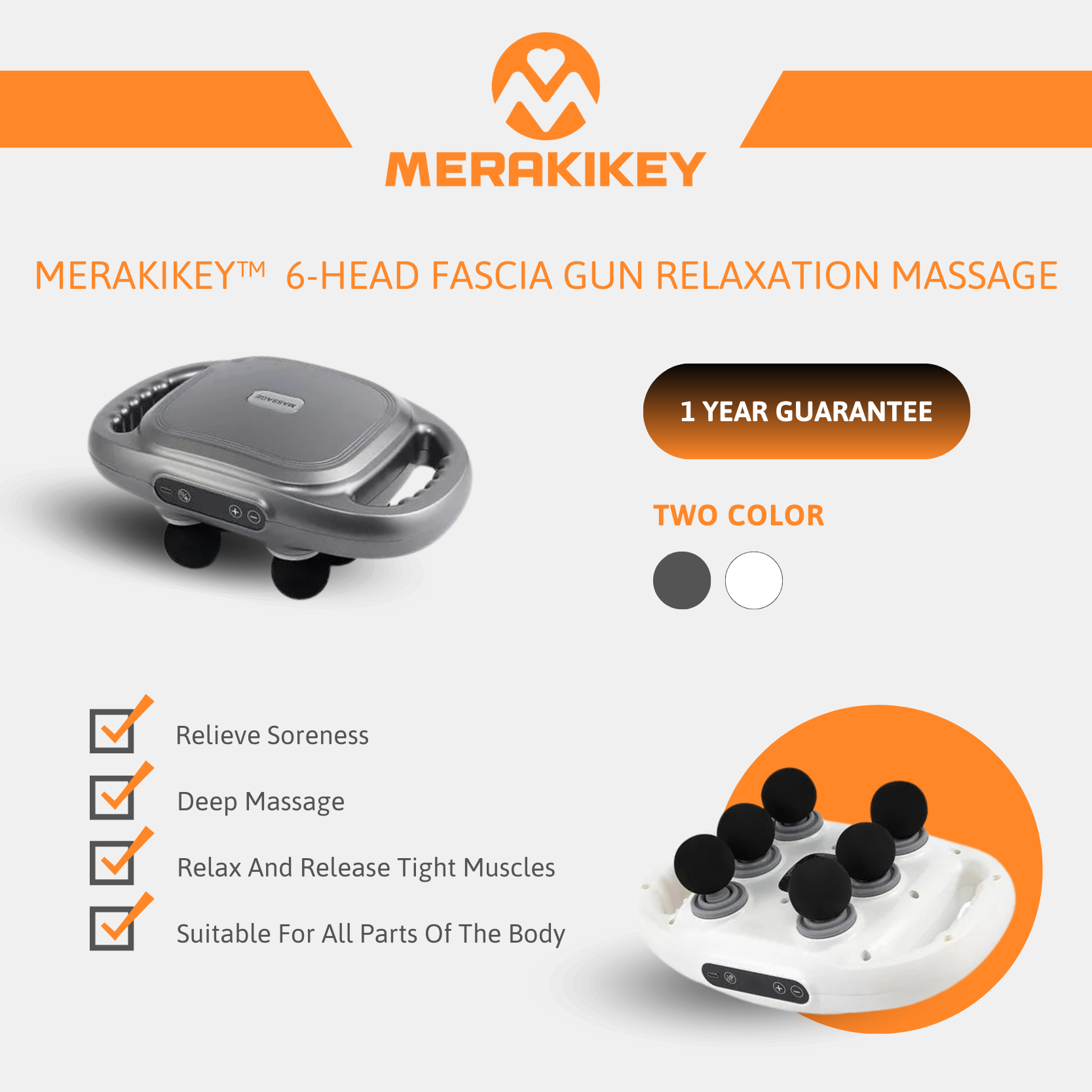 RelaxMax Pro | 6-Head High-Frequency Massager for Relaxation