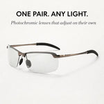 Fotoanpassende Sonnenbrille mit UV400-Schutz