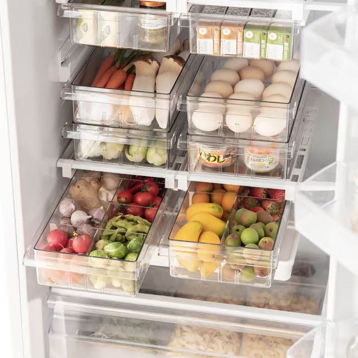 Practical Refrigerator Organizer for More Storage Space