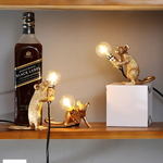 Mäuserich | Verspielte Designerlampe für Tisch und Regal