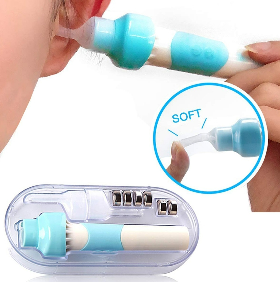 LED Ohrreiniger für sanfte Ohrenpflege bei Babys und Kleinkindern