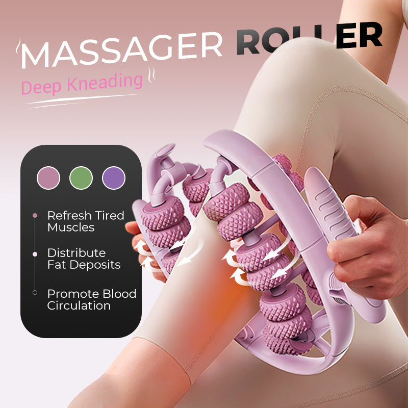 Ergonomischer Massage Roller für Beine mit gezielten Druckpunkten