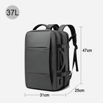 Wasserdichter erweiterbarer Rucksack für Reisen – Hohe Kapazität & Diebstahlschutz