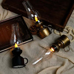 Vintage Öllampe mit LED-Beleuchtung – Elektronisch