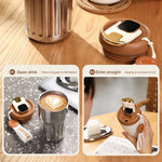 Kaffeethermoskanne mit Temperaturanzeige