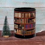 Bücherregal aus Keramik – Geschenk für Katzen- und Buchliebhaber
