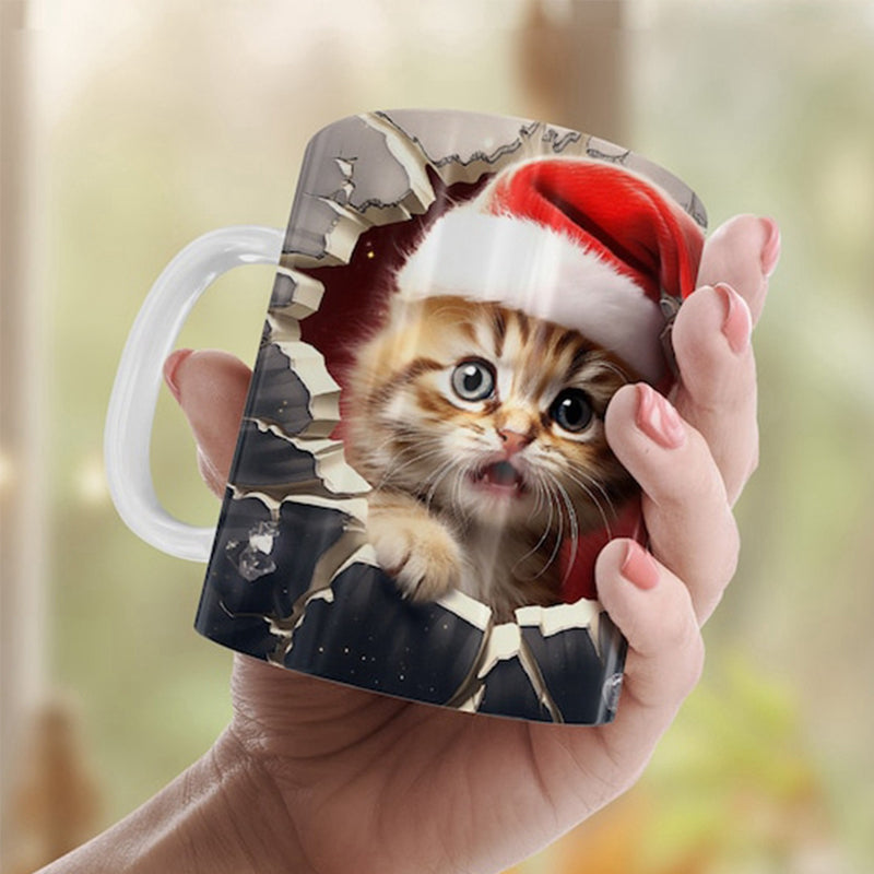 3D Schneemann-Tasse für die festliche Stimmung