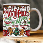 Verspielte 3D Weihnachtskeramik-Tasse für festliche Momente