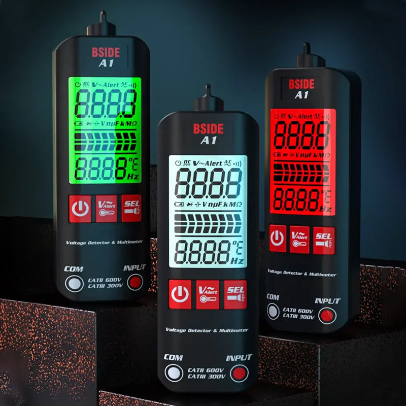 Intelligenter Spannungsdetektor mit LCD-Display und Multimeter-Funktion
