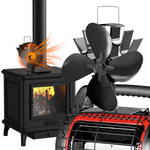 4-Blatt Ventilator für Holzofen und Kamin – Kaminofen-Lüfter