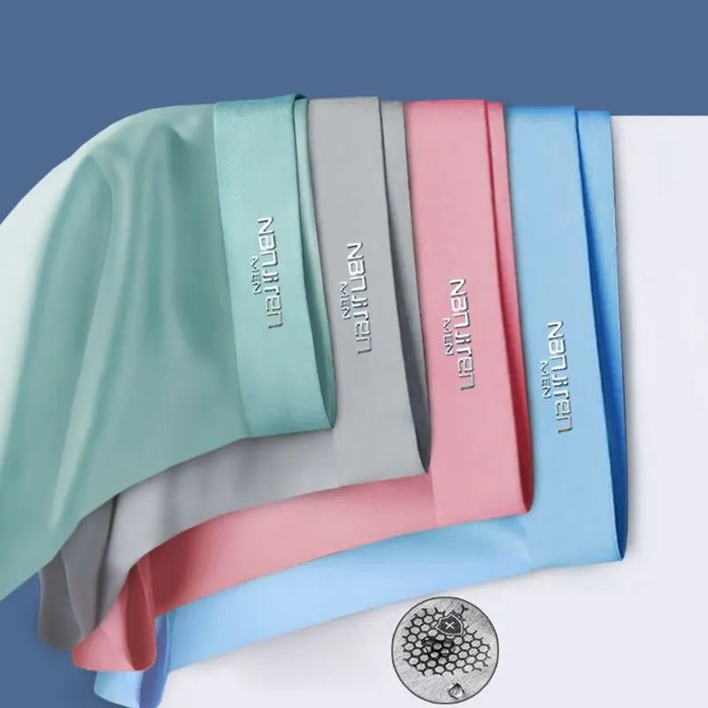 4-teiliges Set Boxershorts aus Eiskunstseide mit Graphen-Technologie