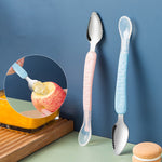 Silikonlöffel für Babys – 2-in-1 Funktion