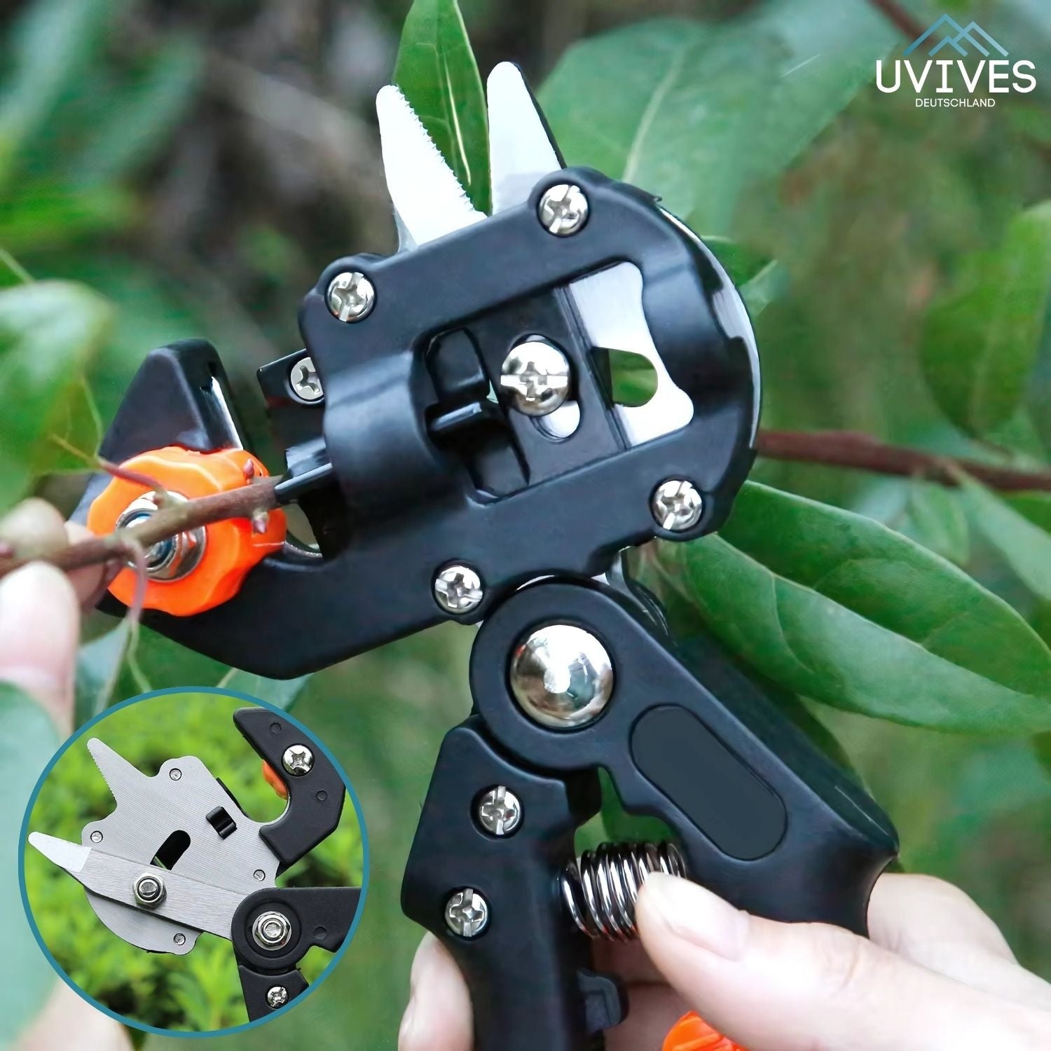 GardenMaster - 2-in-1 Grafting and Pruning Shears for Plants