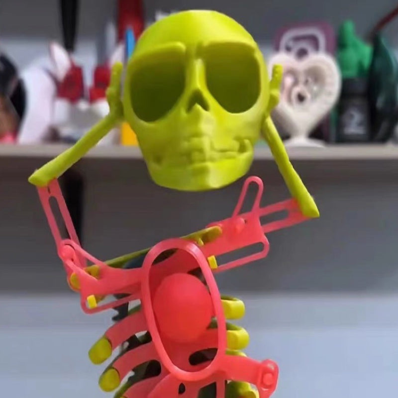Schwungvoller 3D Totenkopf Spielzeug für lebendige Momente