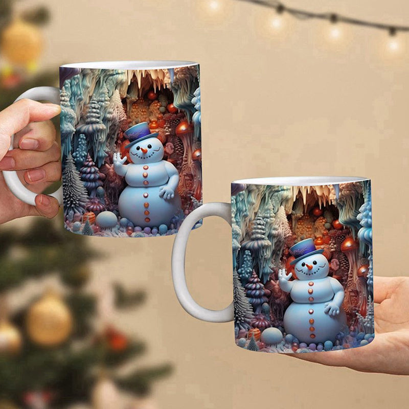 3D Schneemann Tasse