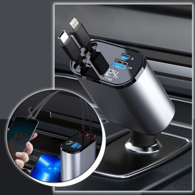 Smart Car Charger with 100 Watts Power