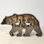3D Tier Holzschnitzerei Handarbeit Geschenk