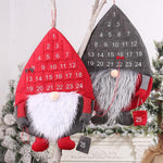 Adventskalender mit Santa-Anhänger – Countdown bis Weihnachten