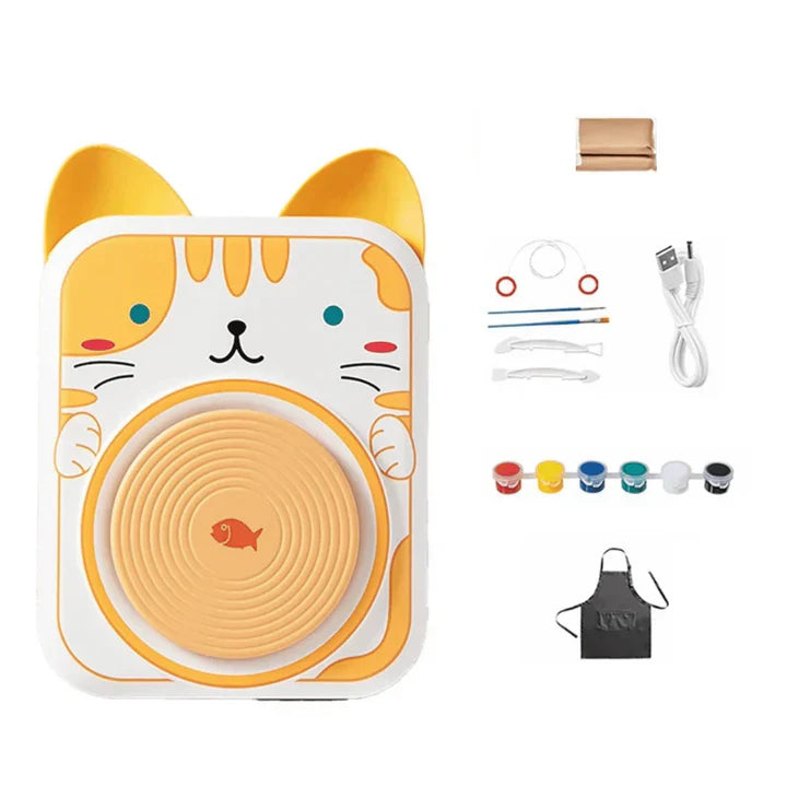 Töpfer-Set für Kinder – Elektrisches Set mit Zubehör
