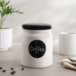 Kaffeebehälter 800ml, Stilvoll in Weiß