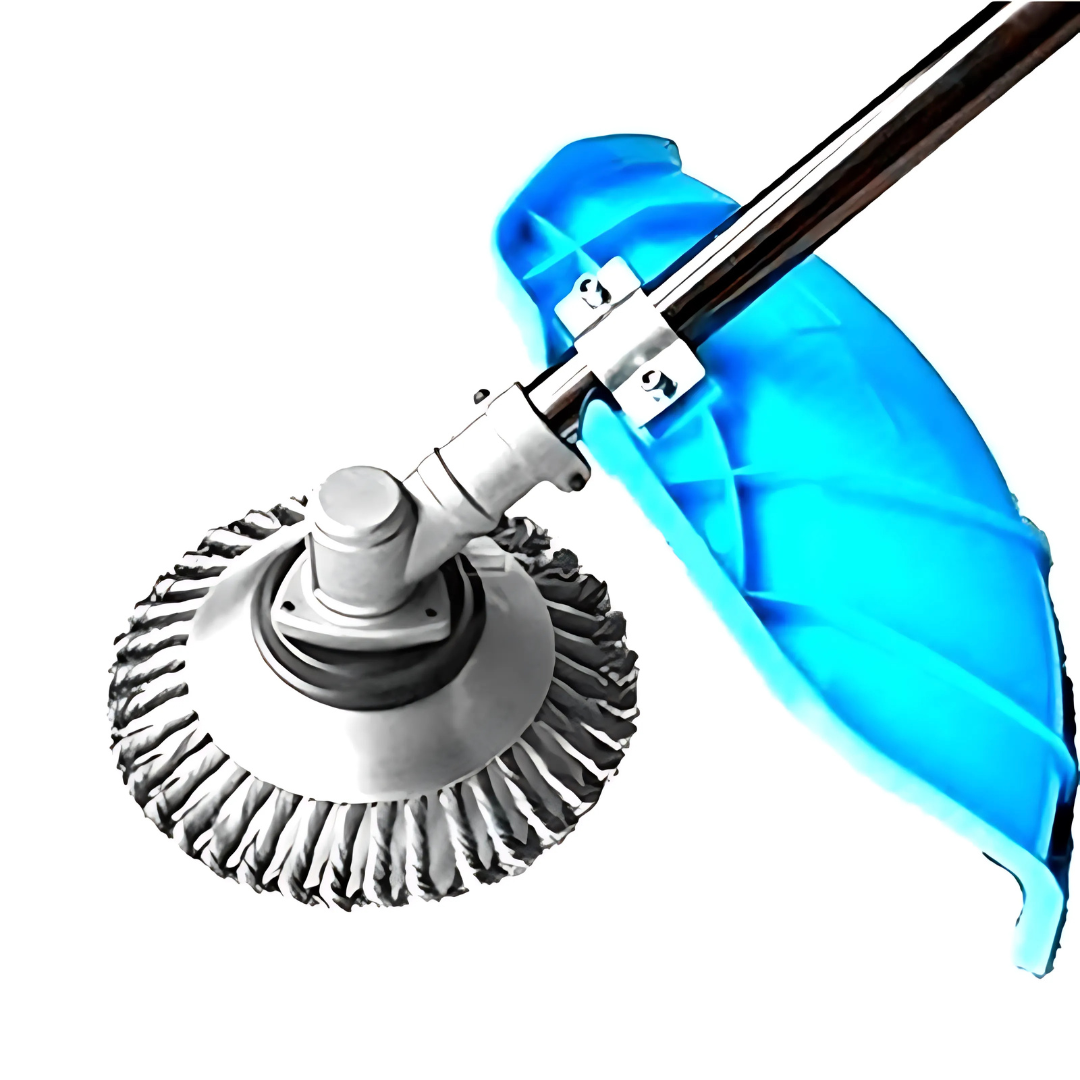 Turbo-Mähkopf für Gräser – Universelle 6-Klingen-Unkrautbürste für Trimmer