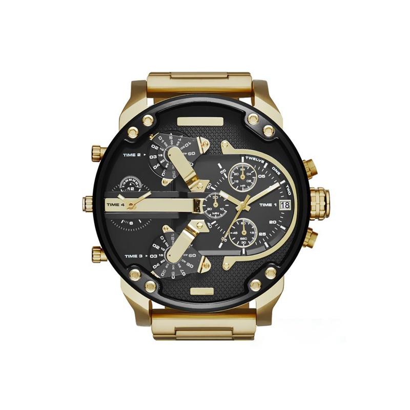 Elegante Quarzchronographuhr aus Edelstahl