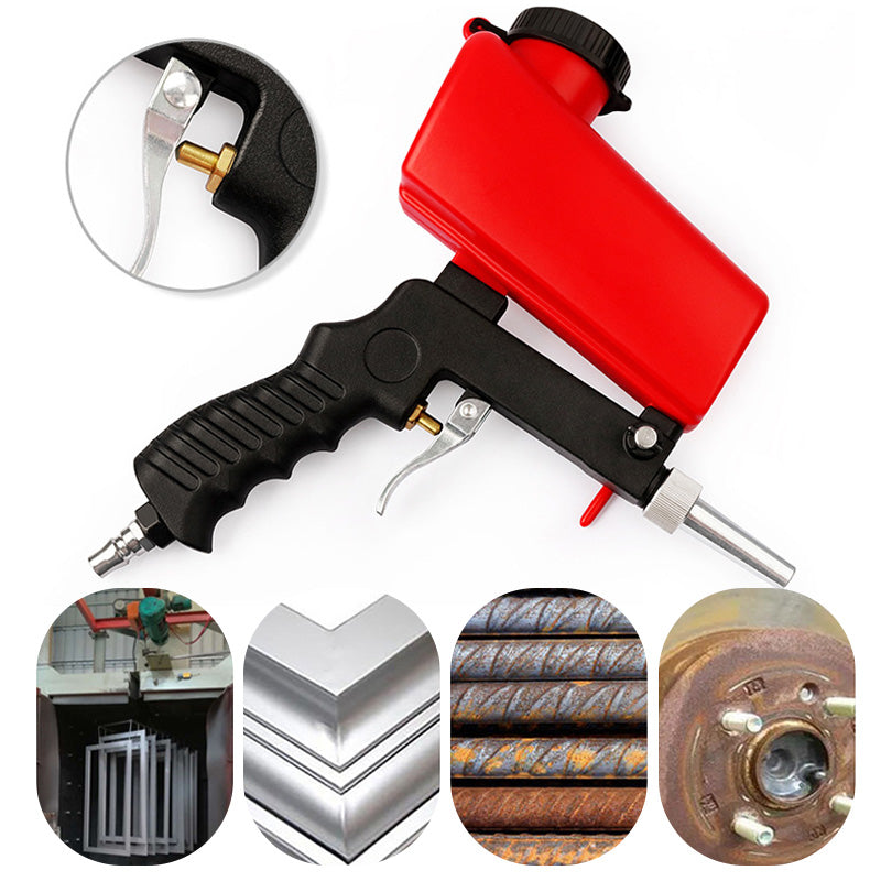 Portable compressed air sandblaster – compact and effective