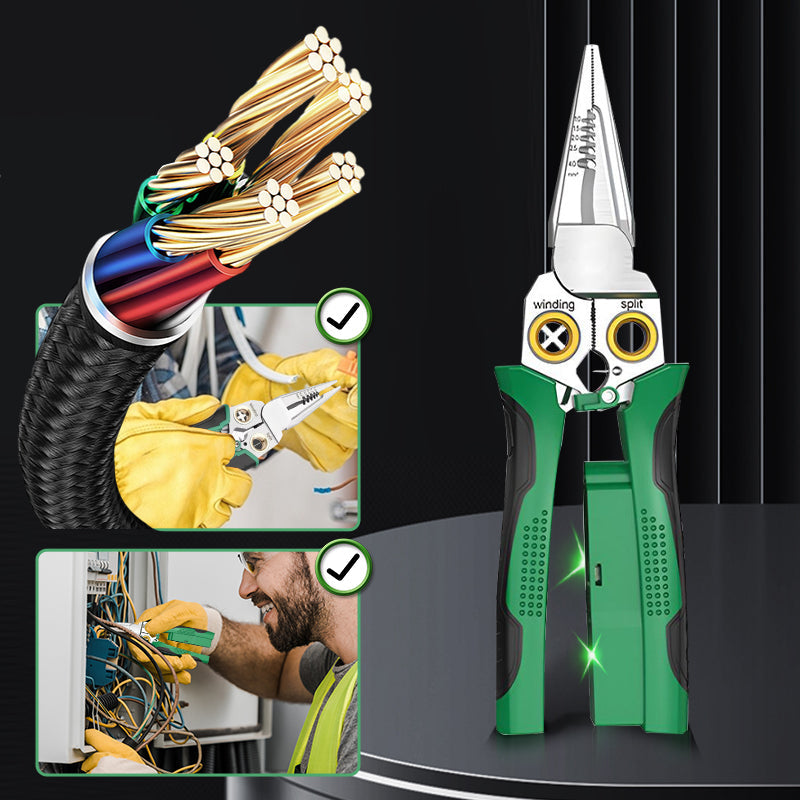 SmartTool | 8-in-1 Wire Stripping and Testing Pliers – versatile and ergonomic