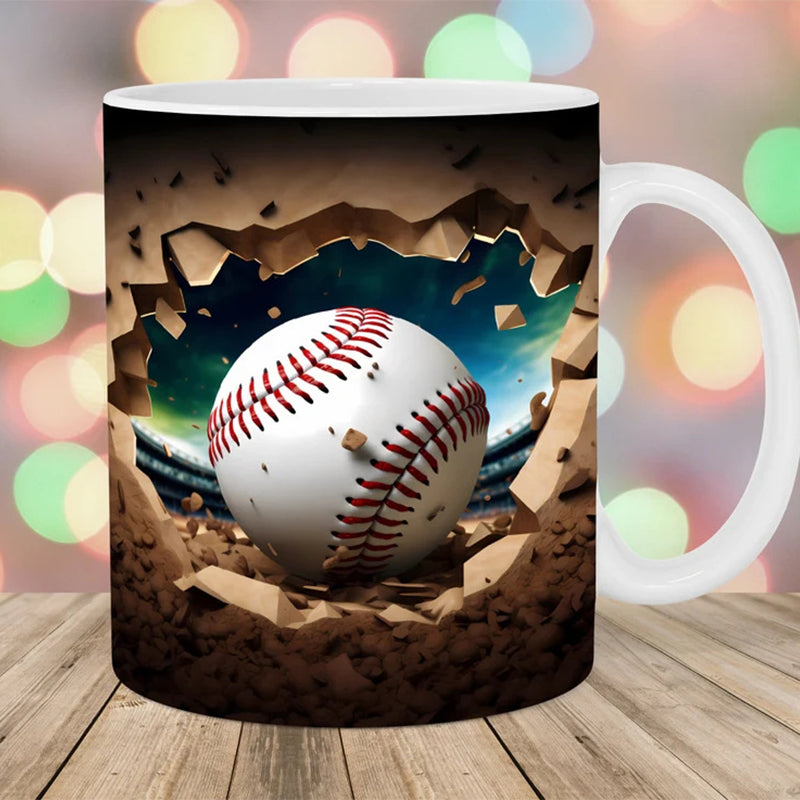 Becher mit Ballmuster
