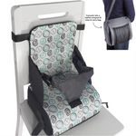 Tragbarer Hochstuhl für Babys – Reise-Sitzerhöher mit Gurt und Tasche
