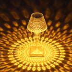 Kristall Tischlampe