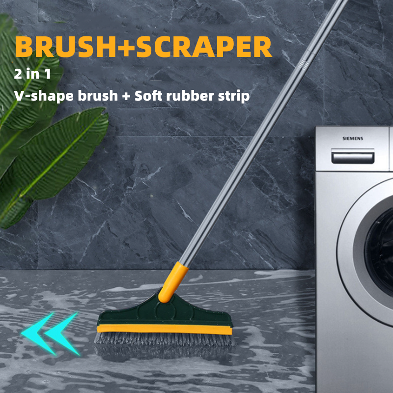 2-in-1 Bodenbürste und Schrubber