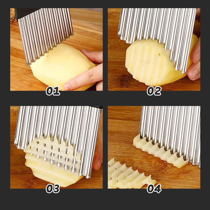 Küchenmeister | Wellenschneider für Kartoffeln