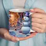 3D Schneemann Tasse