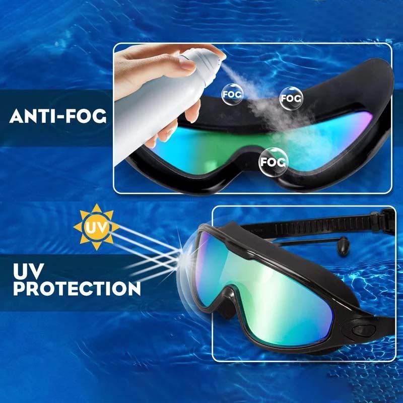Anti-Beschlag Schwimmbrille mit Breitblick