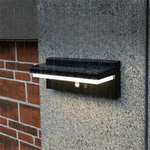 Solarbetriebene LED-Wandleuchte mit Sensor – Wetterfeste Außenbeleuchtung für Garten und Terrasse