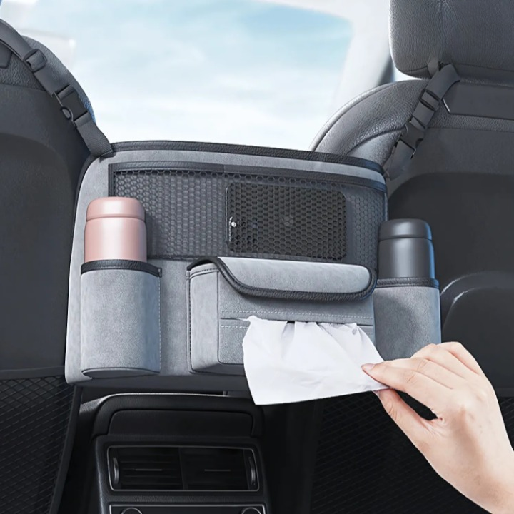 Praktischer Auto Organizer für Ordnung zwischen den Sitzen